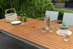 Gartentisch ausziehbar Kingsbury 180 x 100 cm