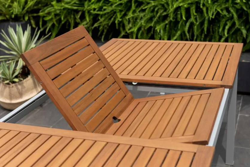 Gartentisch ausziehbar Kingsbury 180 x 100 cm