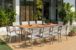 Gartentisch ausziehbar Kingsbury 180 x 100 cm