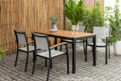 Gartentisch Kingsbury 140 x 80 cm
