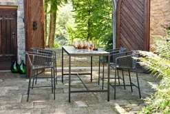 Gartentisch Suite High Dining 80 x 80 cm