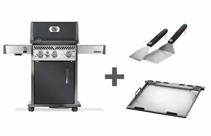 Gasgrill Aktionsset Rogue PRO425 Charcoal