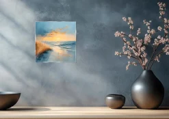 Glasbild 30 x 30 cm Atmospheric Beach I