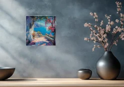 Glasbild 30 x 30 cm Beautiful View II