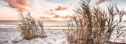 Glasbild 33 x 98 cm Soft Sea V