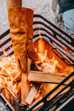 Grillhandschuhe Naturleder