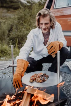 Grillhandschuhe Naturleder