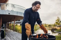 Grillhandschuhe Naturleder