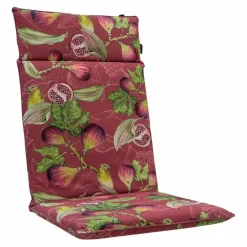 Hochlehner-Auflage Jasmijn Bordeaux 120 x 50 cm