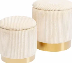 Hocker 2er Set Cherry Storage 86512