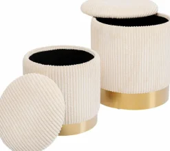 Hocker 2er Set Cherry Storage 86512