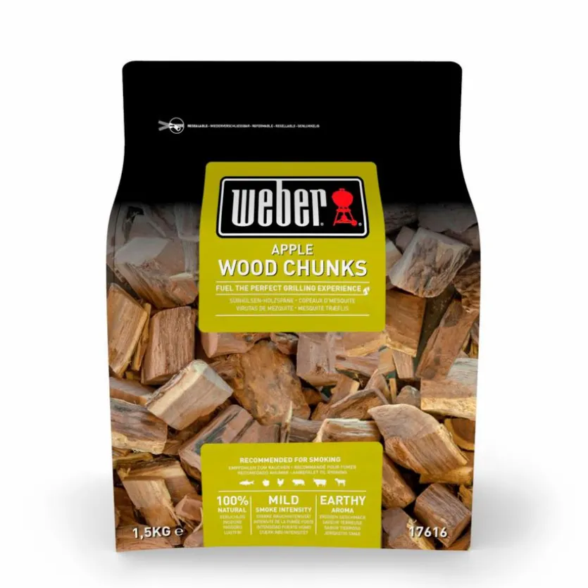 Holzstücke aus Apfelholz Wood Chunks Fire spice
