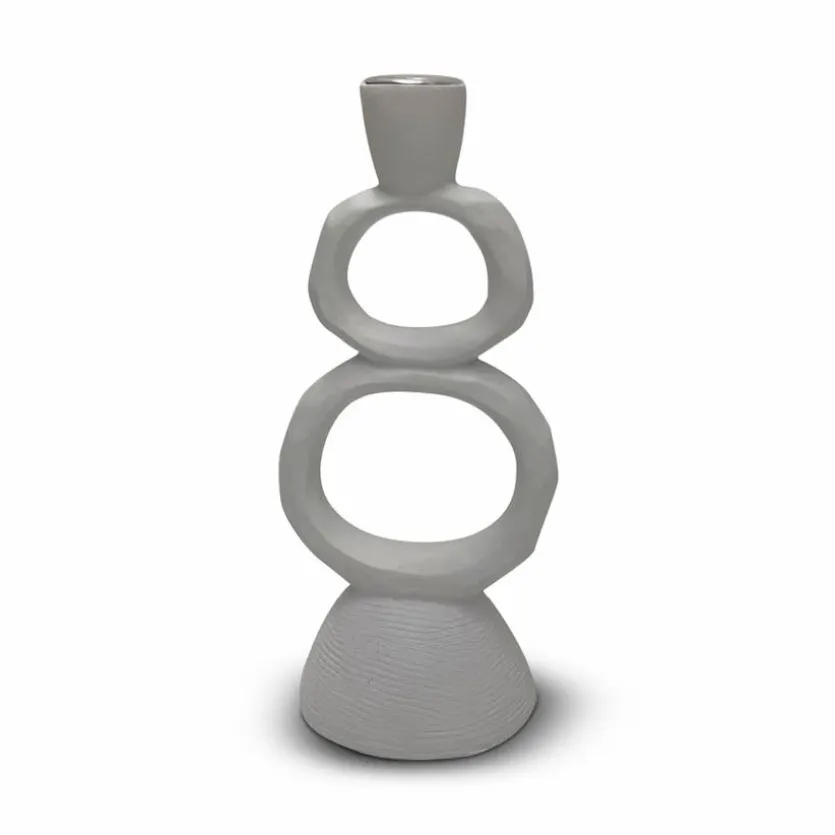 Kerzenleuchter Ringe 22 cm
