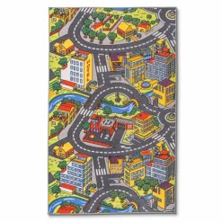 Kinderteppich City 80 x 140 cm