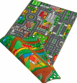 Kinderteppich City Duoplay 133 x 175 cm