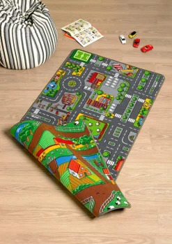 Kinderteppich City Duoplay 100 x 165 cm