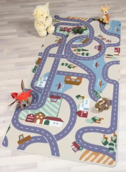 Kinderteppich Straße 95 x 200 cm
