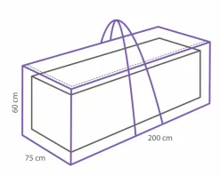 Kissen-Schutzhülle 75 x 60 x 200 cm