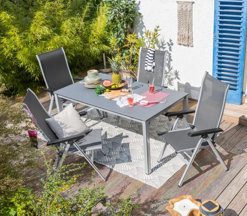 Klappstuhl Kedline, Alu/Textilene