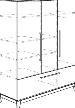 Kleiderschrank Sten 171 x 200 cm