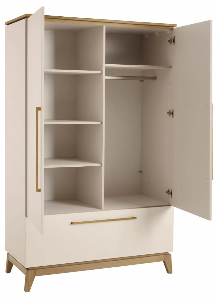 Kleiderschrank Stiene 123 x 200 cm