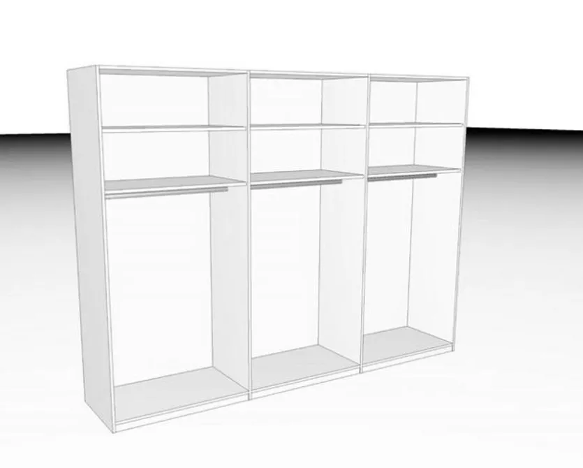 Kleiderschrank Basic 328 x 225 cm