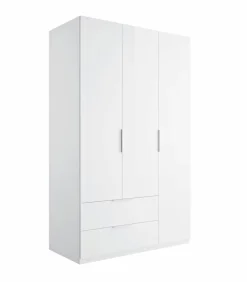 Kleiderschrank Espresso 122 x 200 cm