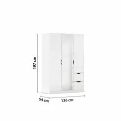 Kleiderschrank Freiham 136 x 197 cm