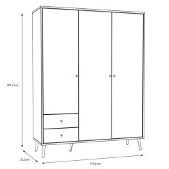 Kleiderschrank Harllson