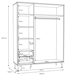 Kleiderschrank Harllson
