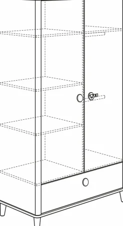 Kleiderschrank Lotte & Fynn 119 x 202 cm