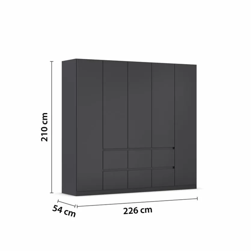 Kleiderschrank Mainz 226 x 210 cm