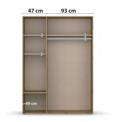 Kleiderschrank Voyager 140 x 194 cm
