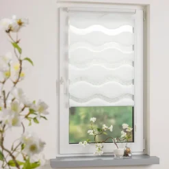 Klemmfix Duo-Rollo Wave 40 x 150 cm
