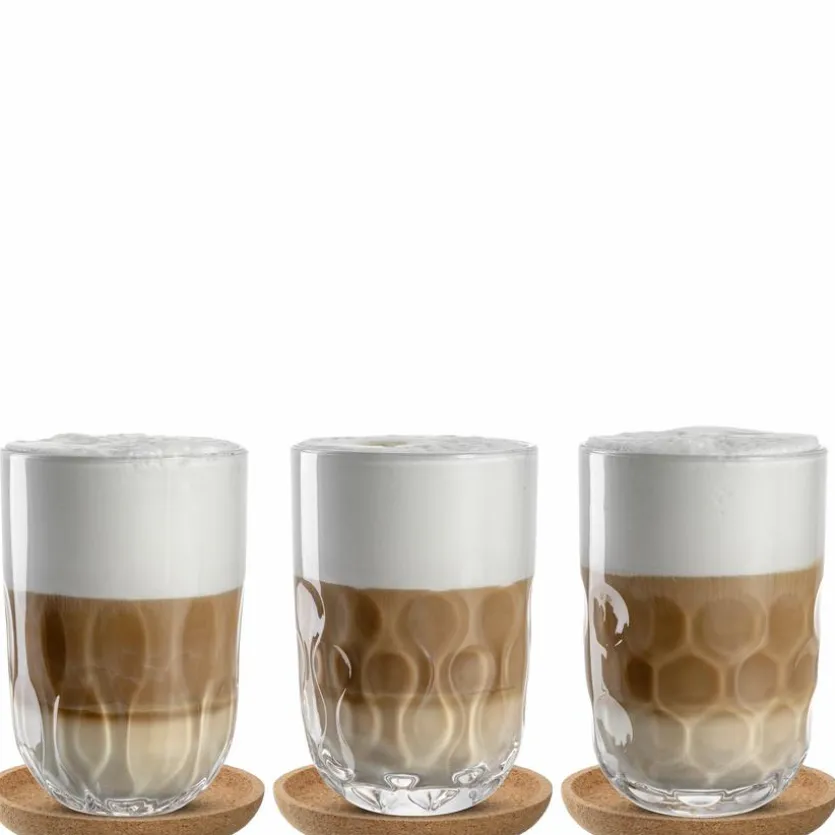 Latte-Macchiato-Becher Gocce 6tlg.