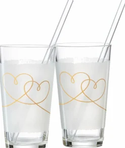 Latte-Macchiato-Set Heart 4tlg.