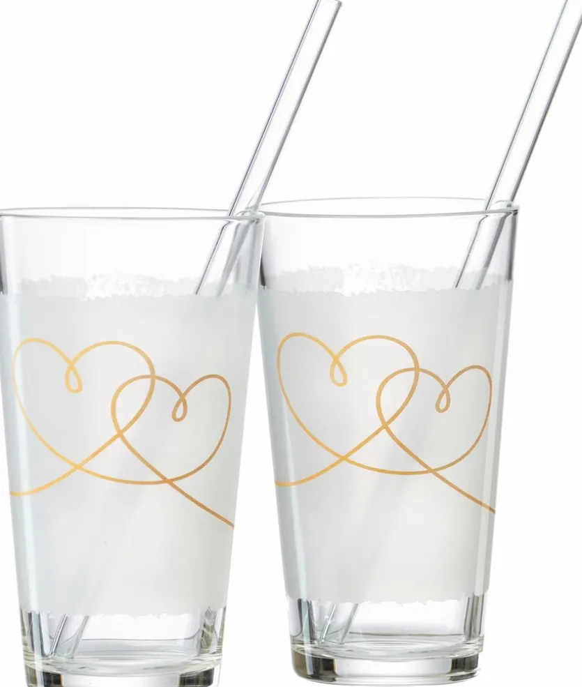 Latte-Macchiato-Set Heart 4tlg.