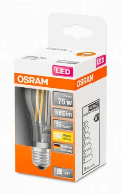 LED Birne E27/7,5 Watt/Energie D