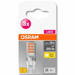 LED Stiftsockellampe G9/2,6 Watt/Energie E