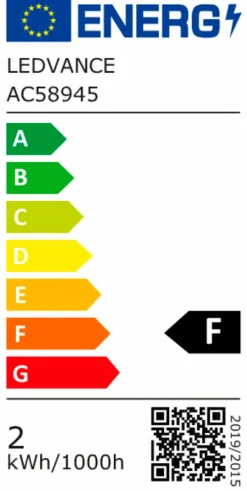 LED Stiftsockellampe G9/1,9 Watt/Energie F