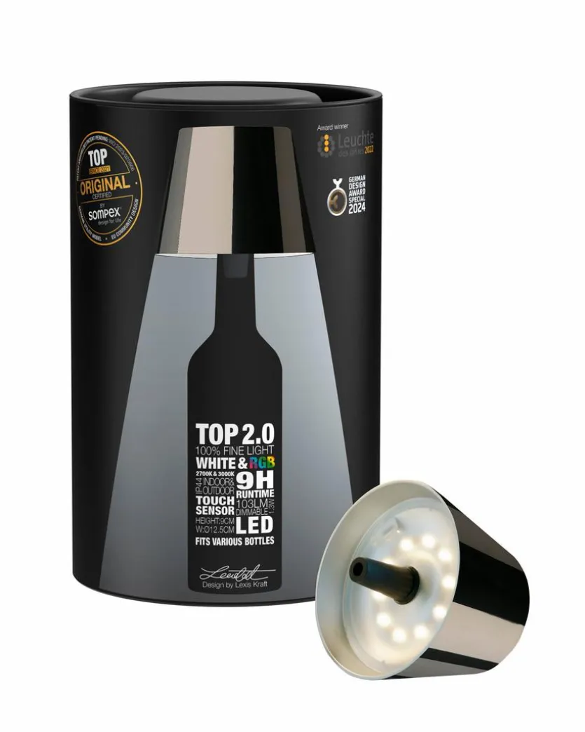 LED-Akku-Flaschenaufsatz Top 2.0