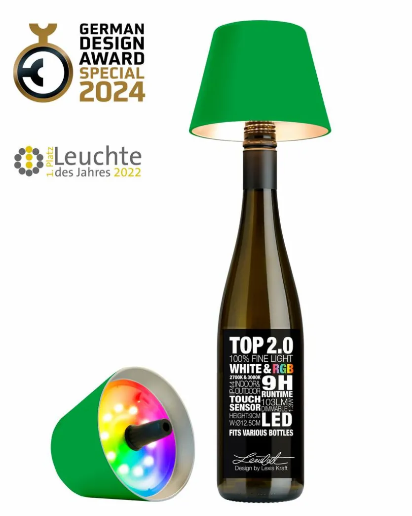 LED-Akku-Flaschenaufsatz Top 2.0