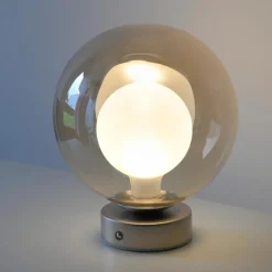 LED-Akkutischleuchte Popup