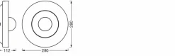 LED-Außendeckenleuchte Circle
