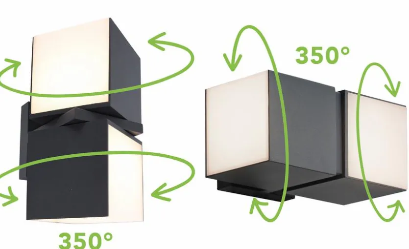 LED-Außenwandleuchte CUBA