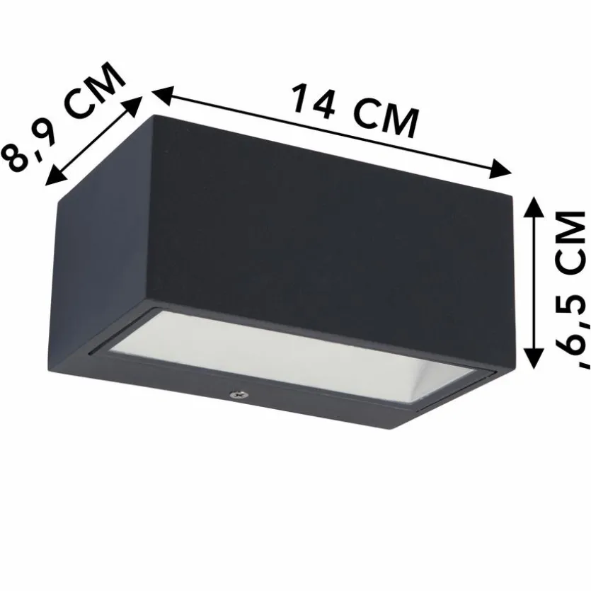 LED-Außenwandleuchte Gemini