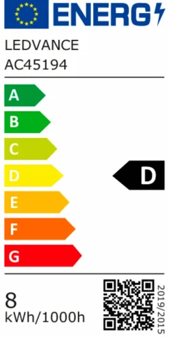 LED-Birne E27/7,5 Watt/Energie D