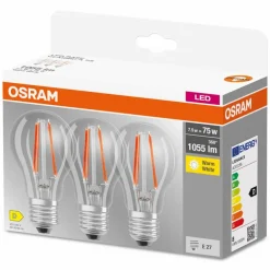 LED-Birne E27/7,5 Watt/Energie D