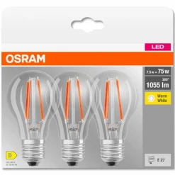 LED-Birne E27/7,5 Watt/Energie D