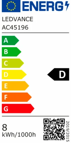 LED-Birne E27/7,5 Watt/Energie D
